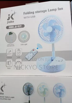 Jk-F672 Folding Rotating Lamp Fan