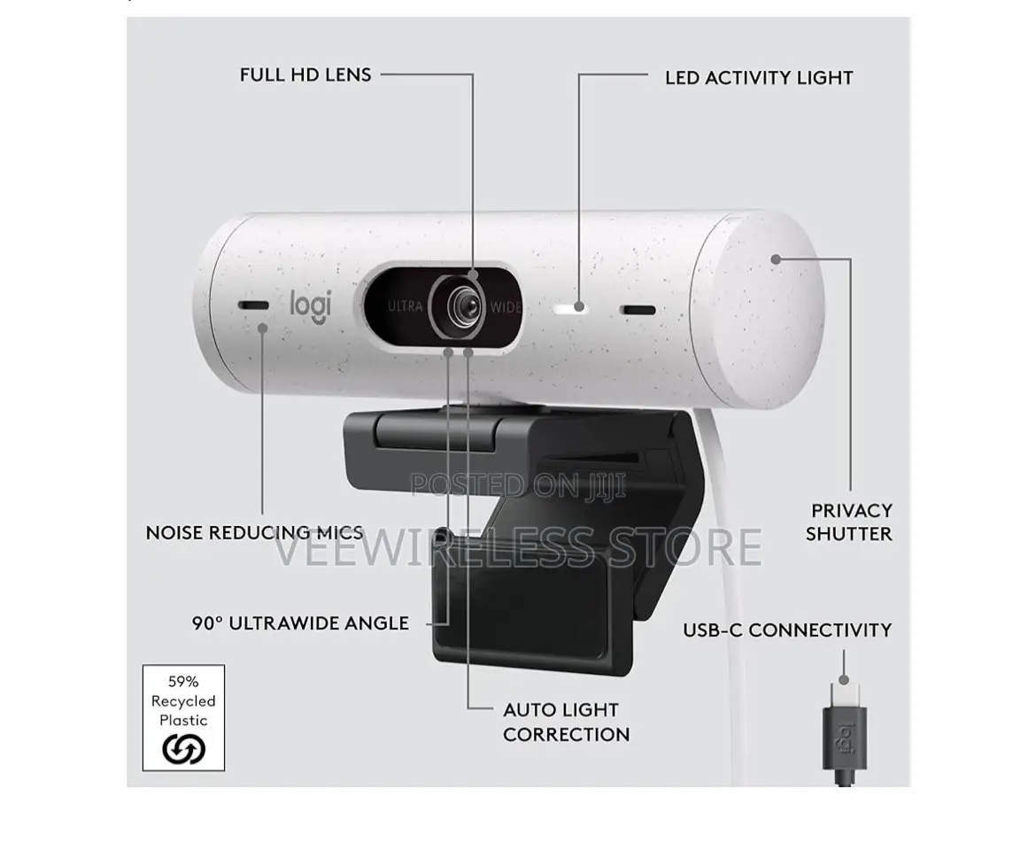 Logitech Brio 500 Full Hd Webcam