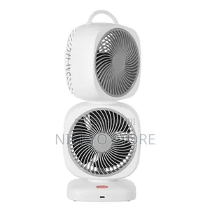 Double-head Mini Rechargeable Standing Fan