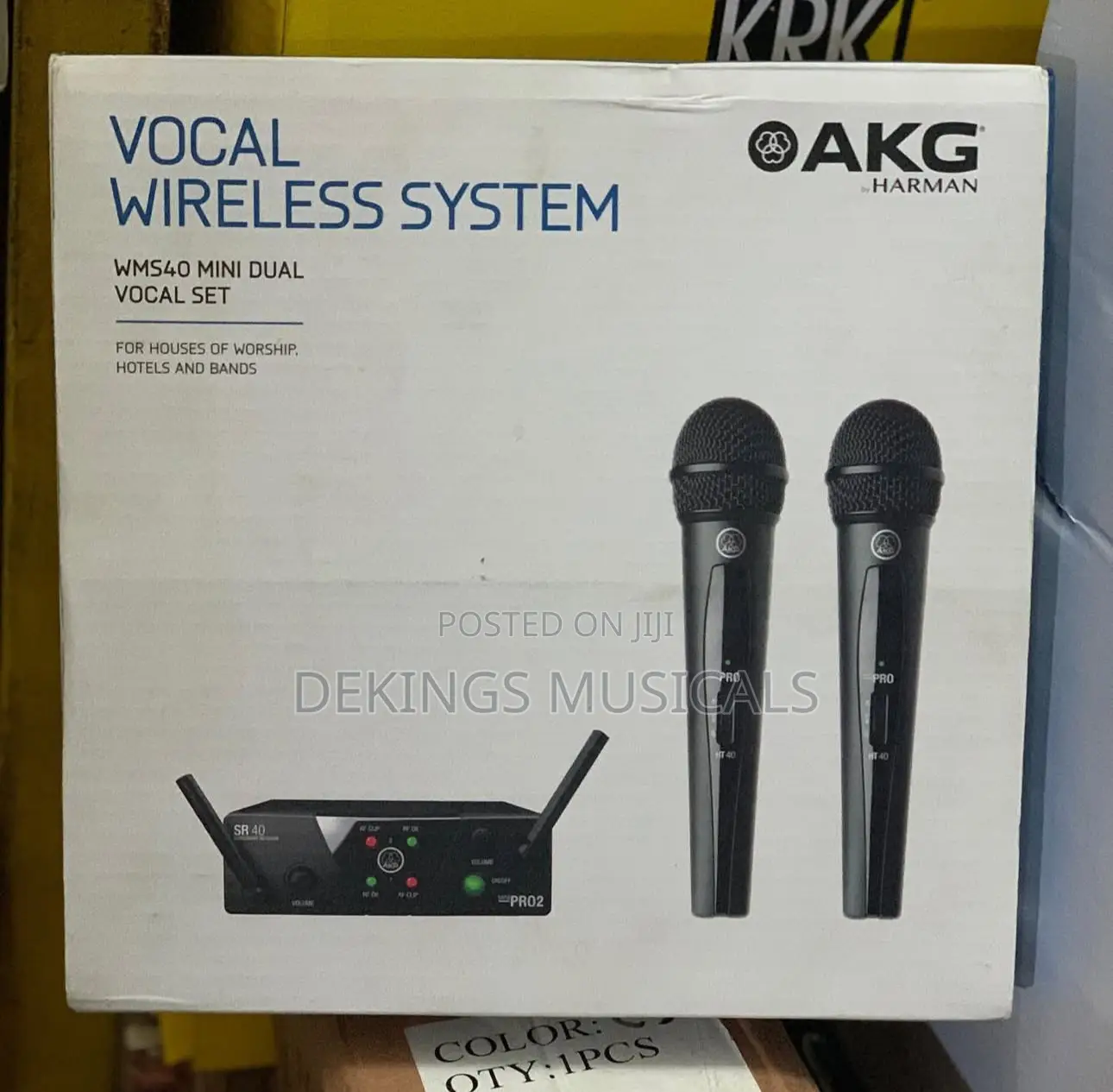 Akg Wms40 Mini Dual Wireless Microphone System