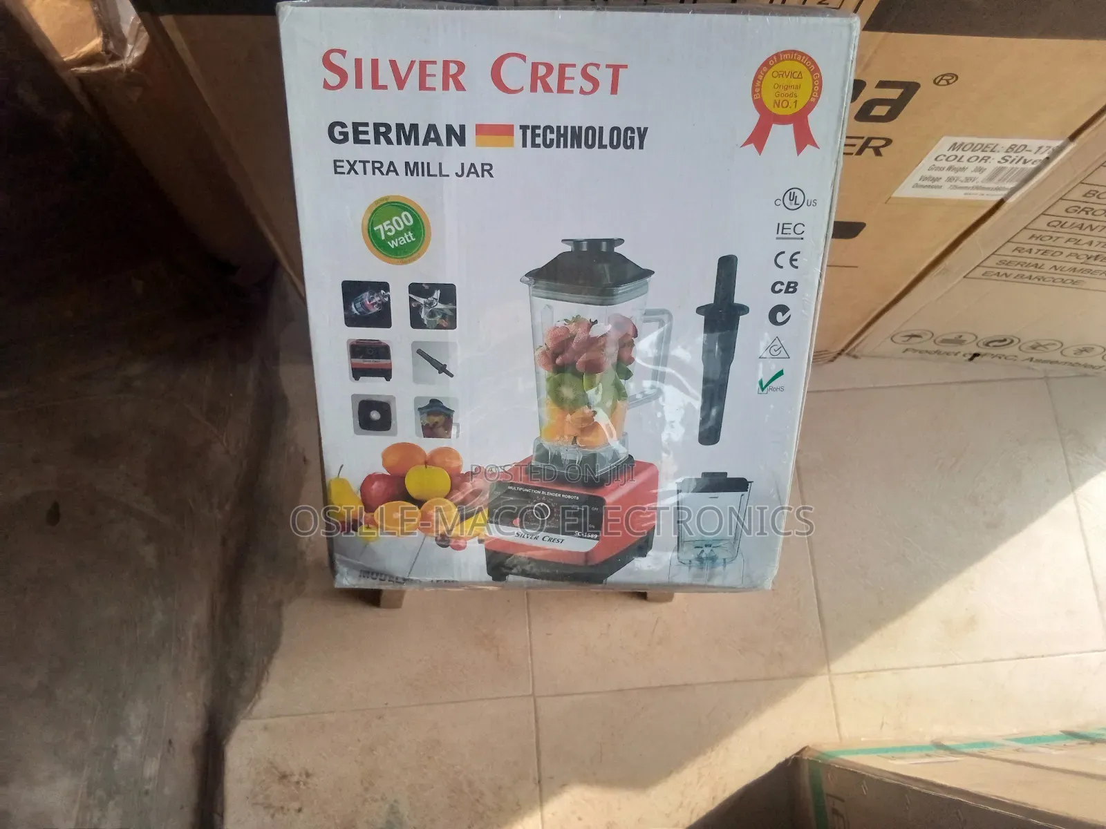 Silver Crest Blender Grind. Model Sc-1589
