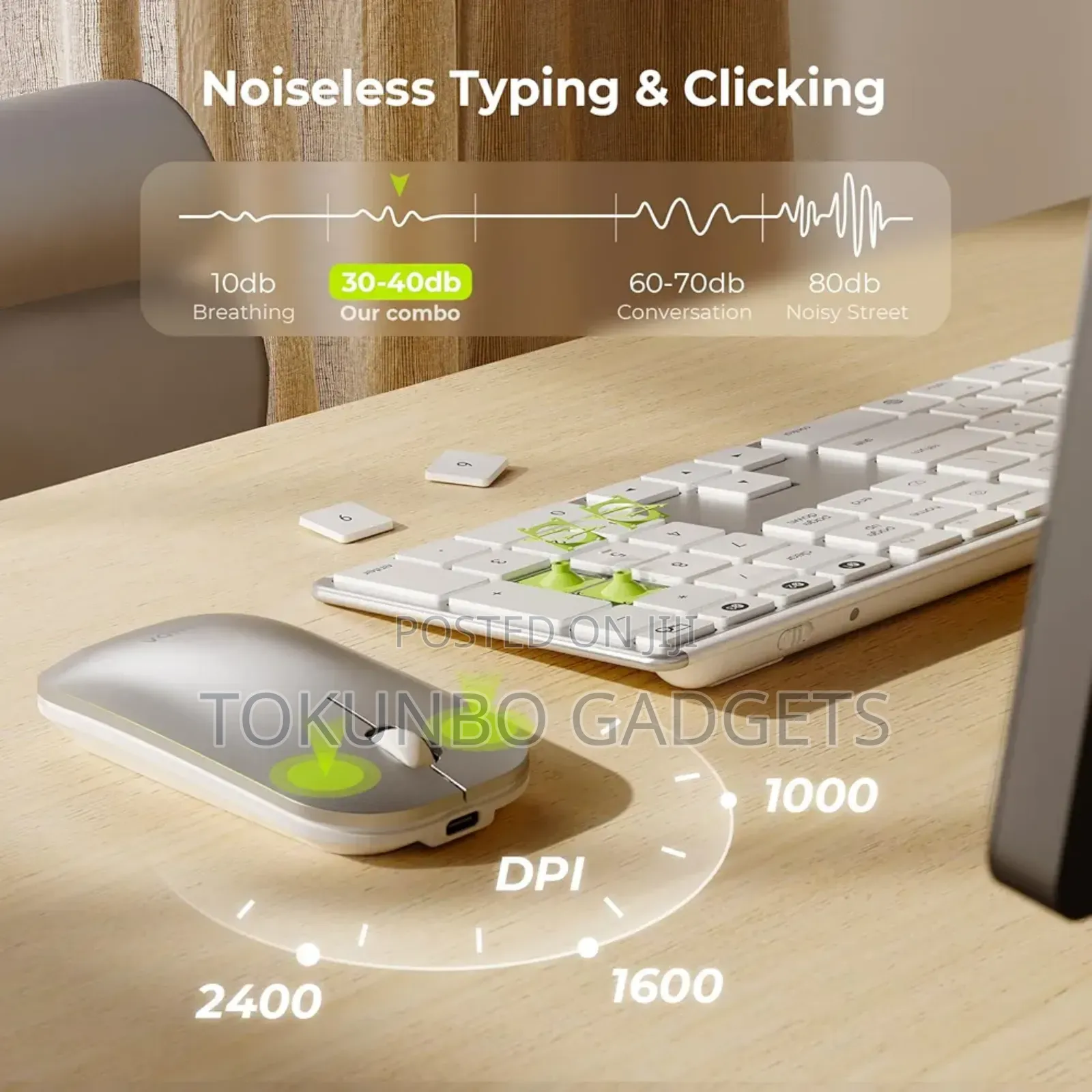 Seenda Wireless Mouse, Ultra Thin Compact Rechargeable