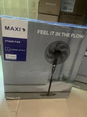 Maxi Fs40-24e 16"Standing Fan 3-Oscillating Pedestal Fan