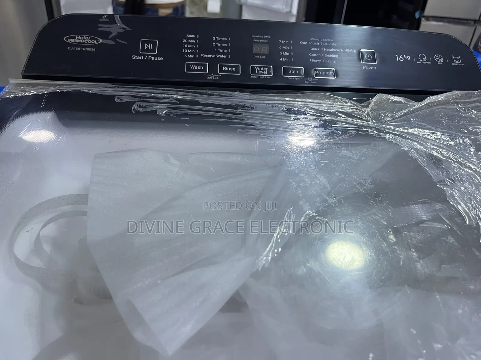 16kg Wash/Spin Haier Thermocool Washing Machine