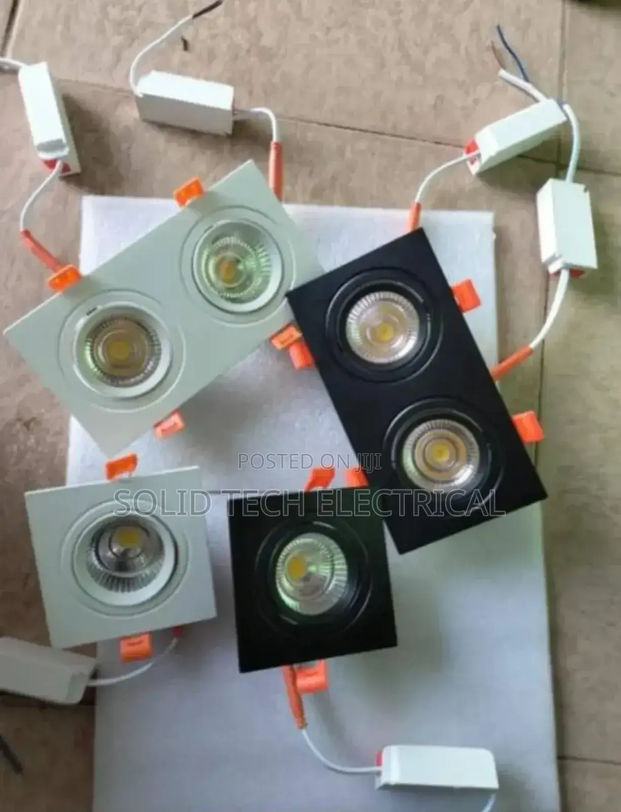 Square Pop Lights, Single and Double