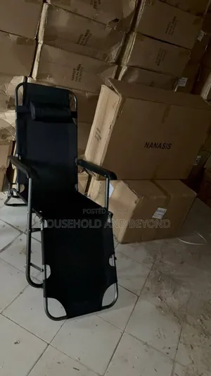 Foldable Zero Gravity Reclining Chair Relaxing Camping Bed