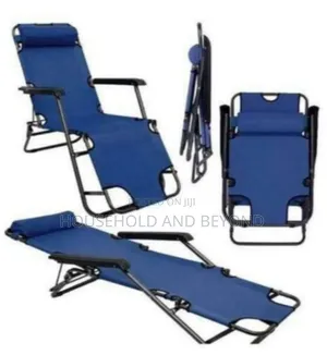 Foldable Zero Gravity Reclining Chair Relaxing Camping Bed