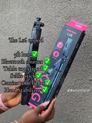 L16 Selfie Stick/ 5.5ft Long Tripod