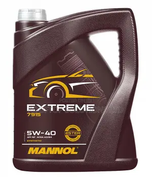 Mannol Extreme Full Synthetic 5w-40 Motor Oil 5litres