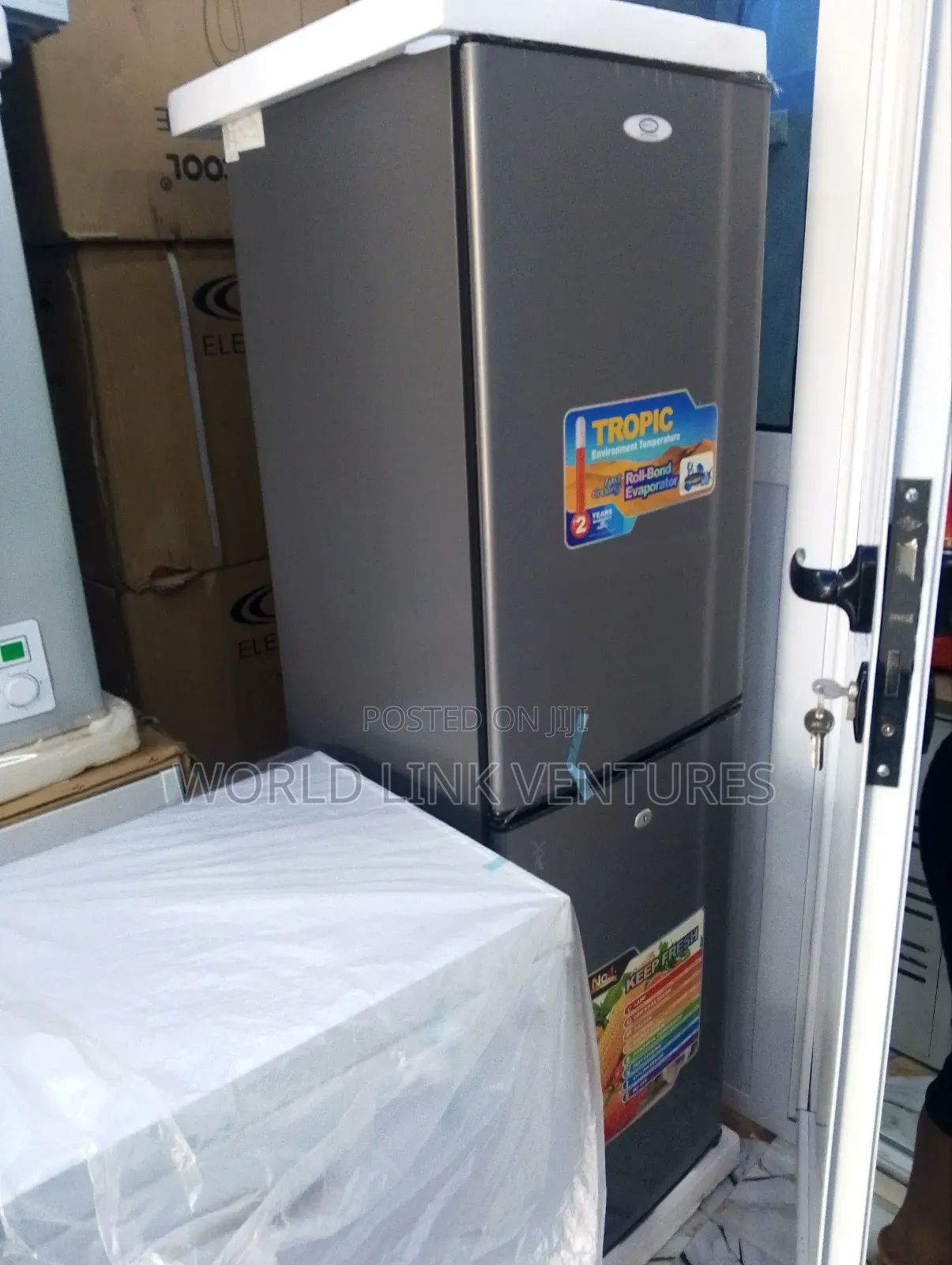 Tekno Cool Standing Double Door Fridge 350liters