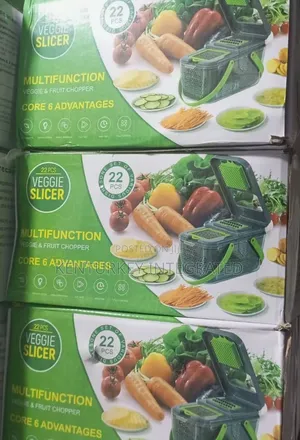 22pcs Veggie Slicer Multifunction Veggie and Fruit Chopper