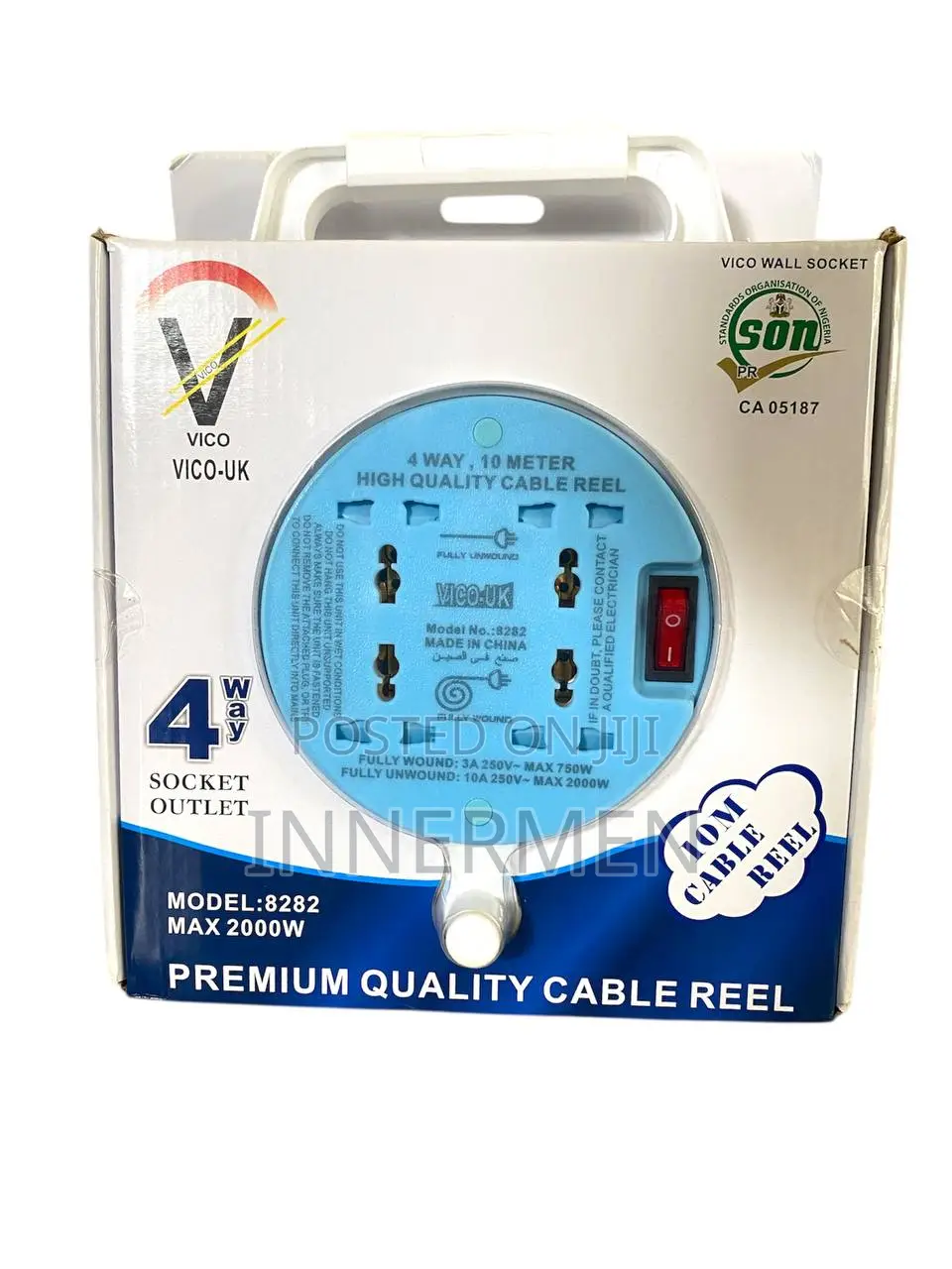 Extension Socket With Cable Reel