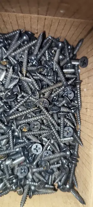 1" Inches Black Screw