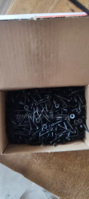 1" Inches Black Screw