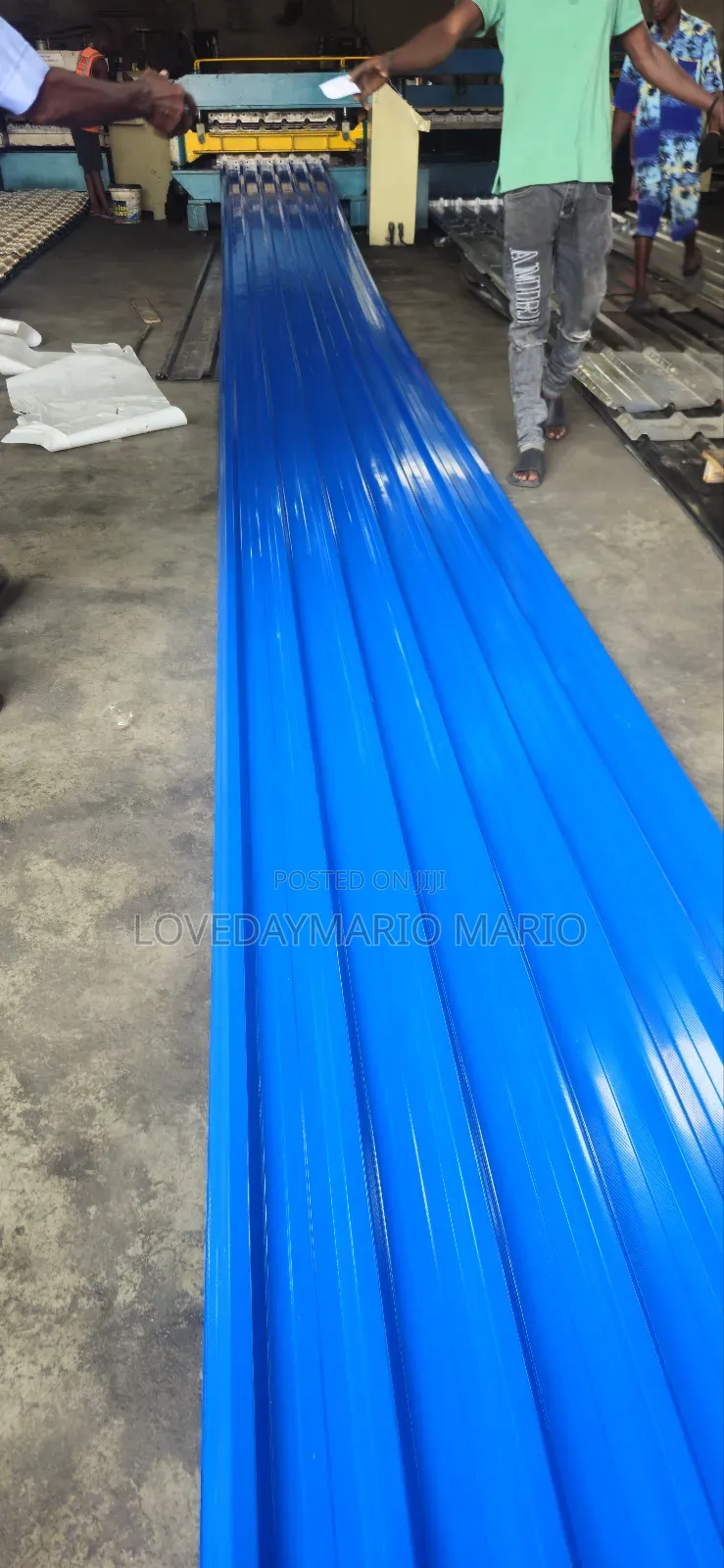 Aluminium Roofing Deep Blue Roofing Sheet