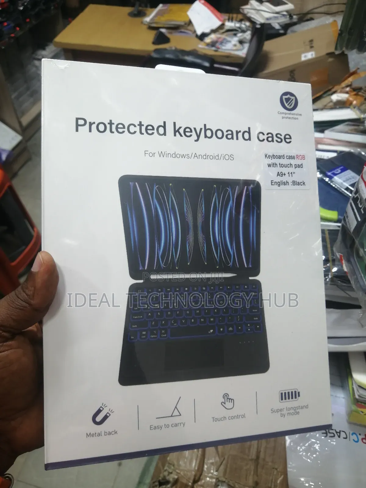 Smart Bluetooth Keyboard Case for Samsung Tab A9 Plus