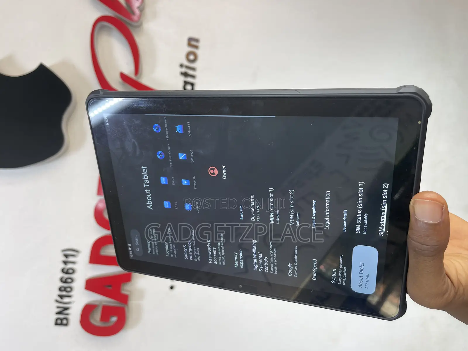 Tablet 256 GB Black