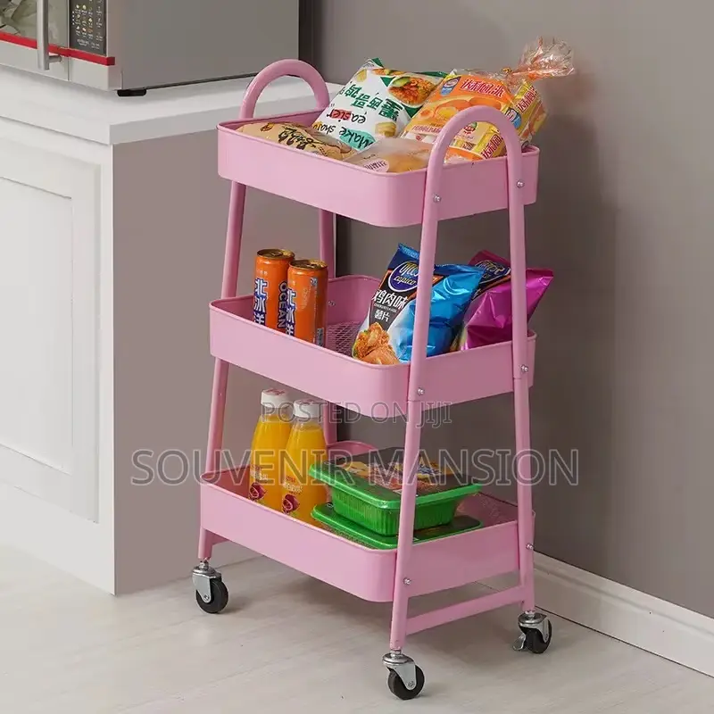 3 Layer Metal Multipurpose Trolley