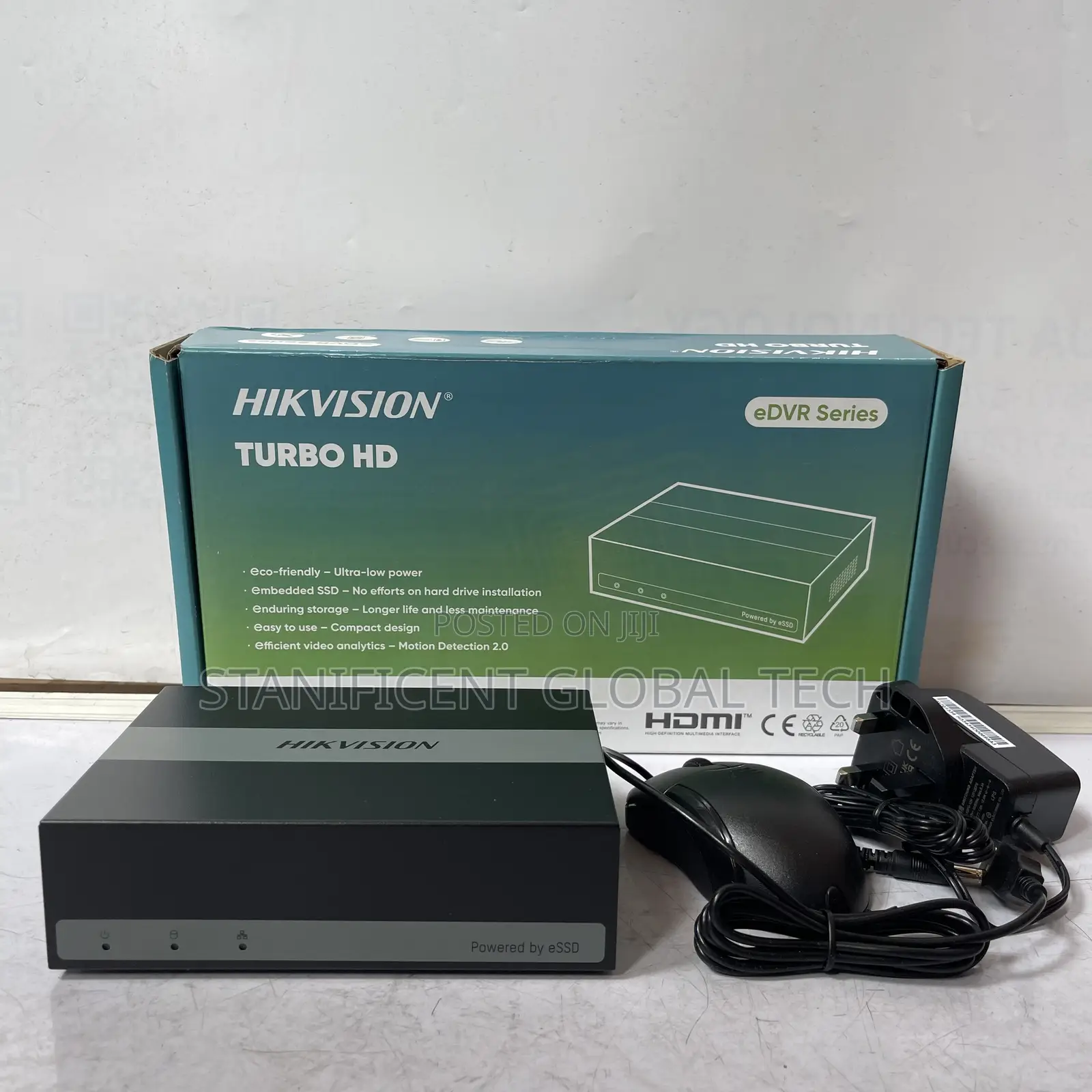 Hikvision 2mp 4ch Audio E-dvr (With Inbuilt 300gb Ssd)