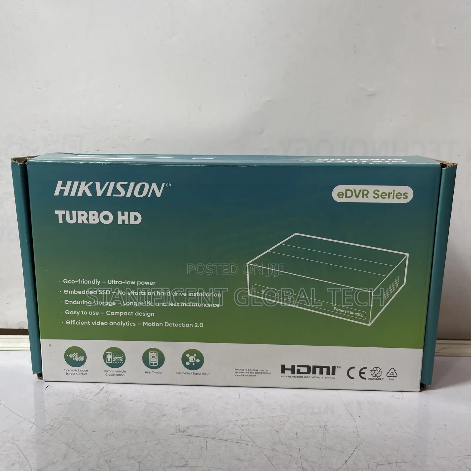 Hikvision 2mp 4ch Audio E-dvr (With Inbuilt 300gb Ssd)