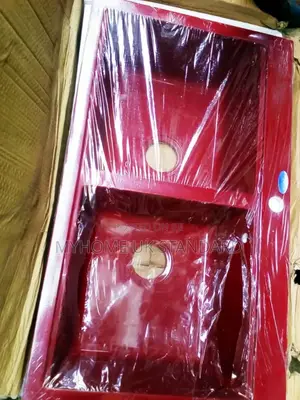 England Double-Bowl Kitchen Sink (Red)