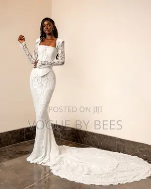 Custom Made Chantilly Mermaid Gown