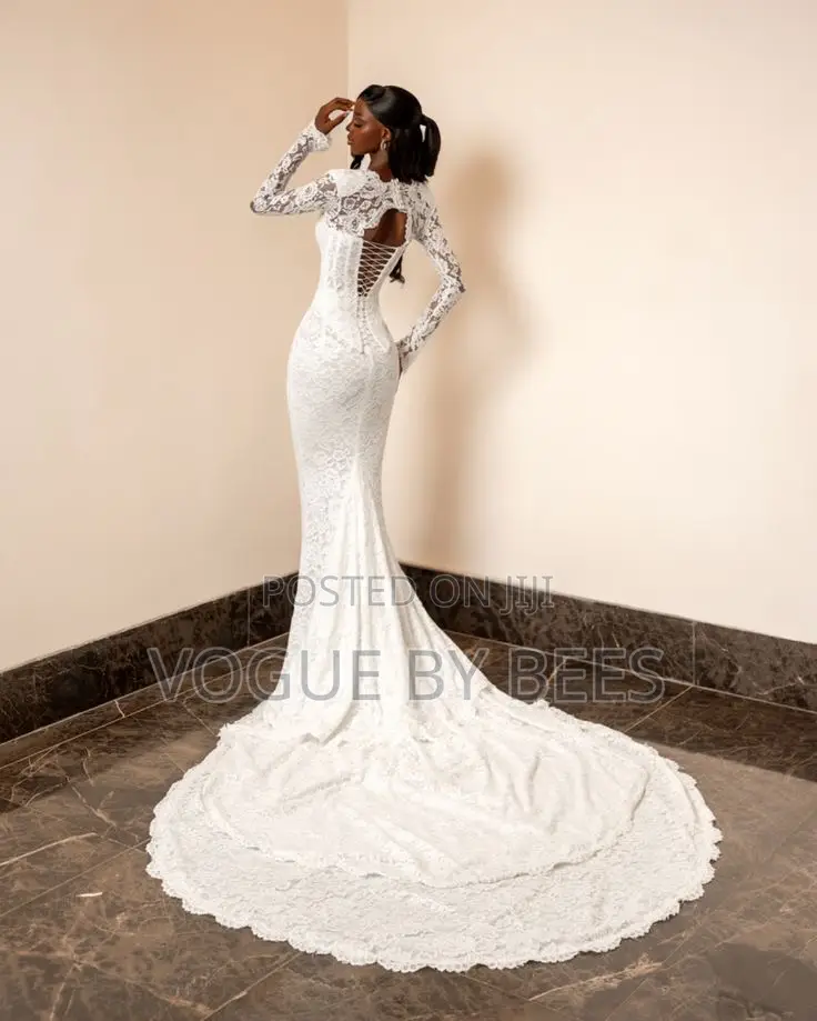 Custom Made Chantilly Mermaid Gown