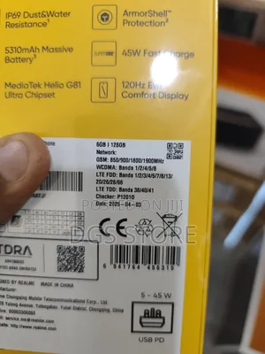 New Realme C75 128 GB Black