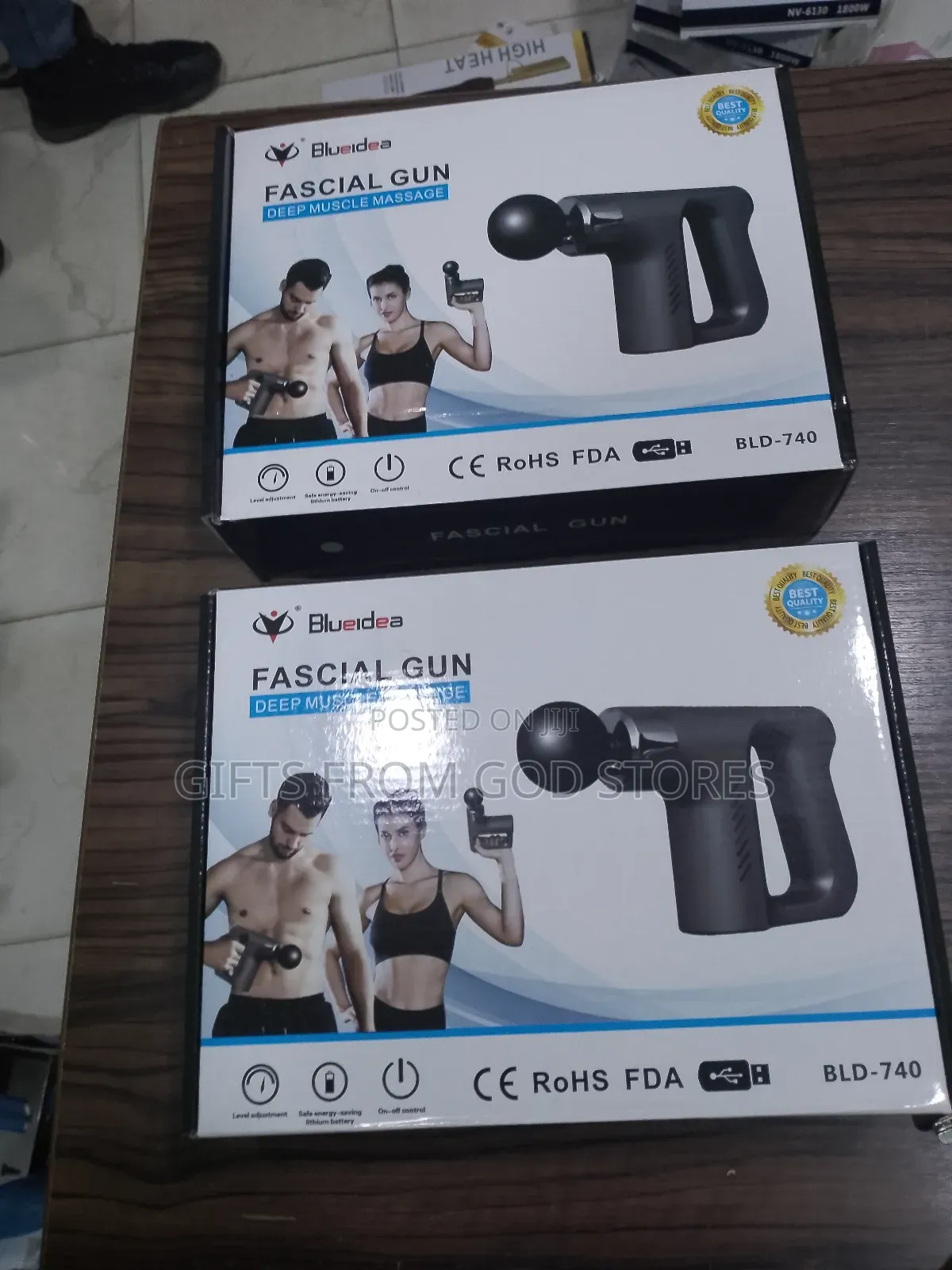 Blue Idea Upgrade Gun Massager