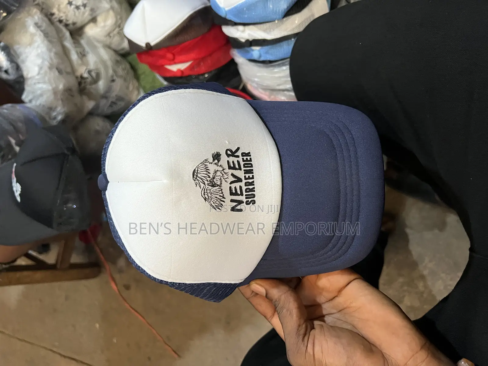 Designs Trucker Cap or Net Cap