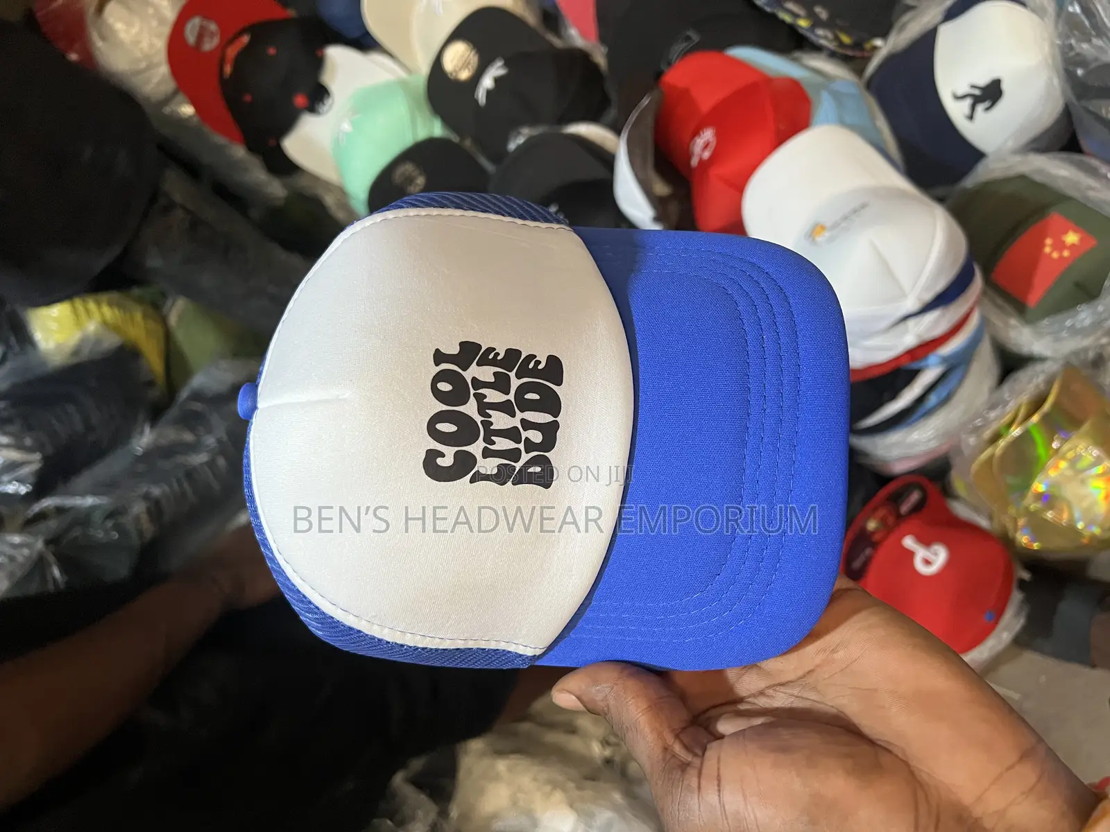 Designs Trucker Cap or Net Cap