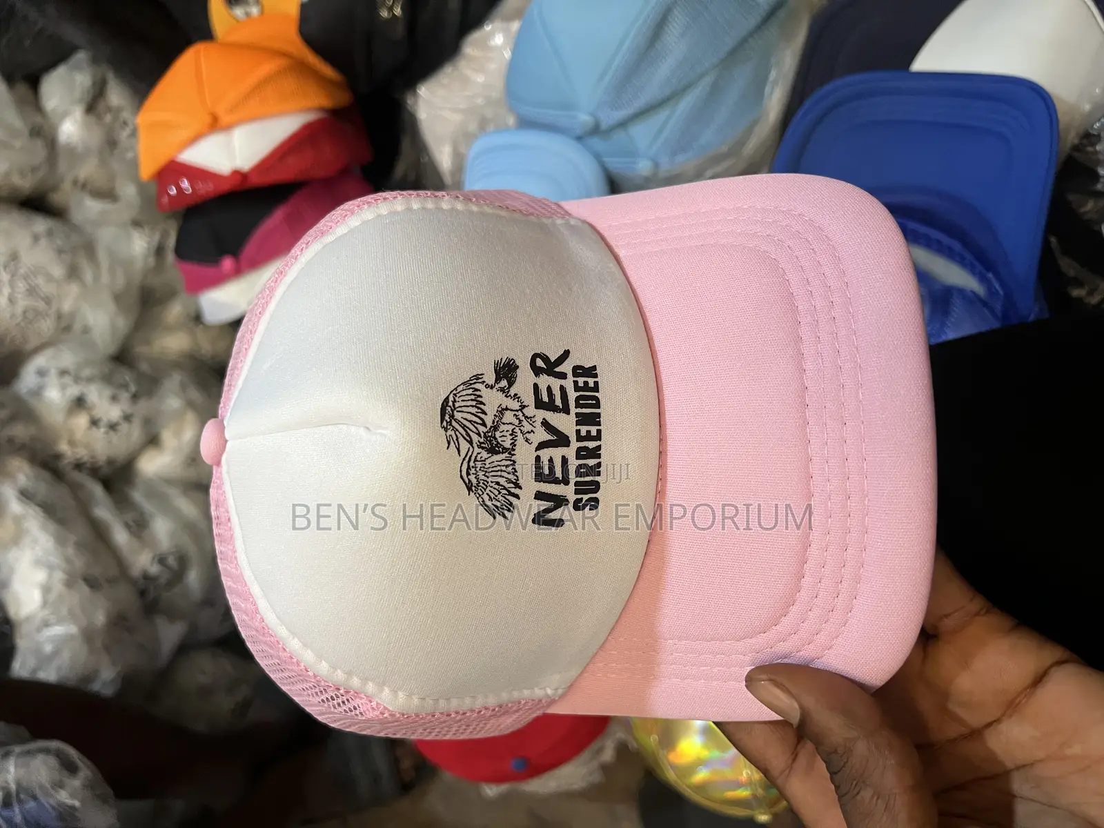 Designs Trucker Cap or Net Cap