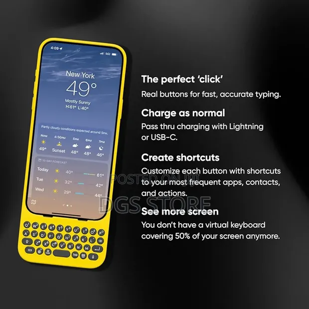 Clicks Creator Keyboard Clavier for iPhone 14 Pro Max in