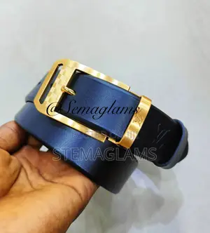 Mont Blanc Italian Buckle Leather Belts