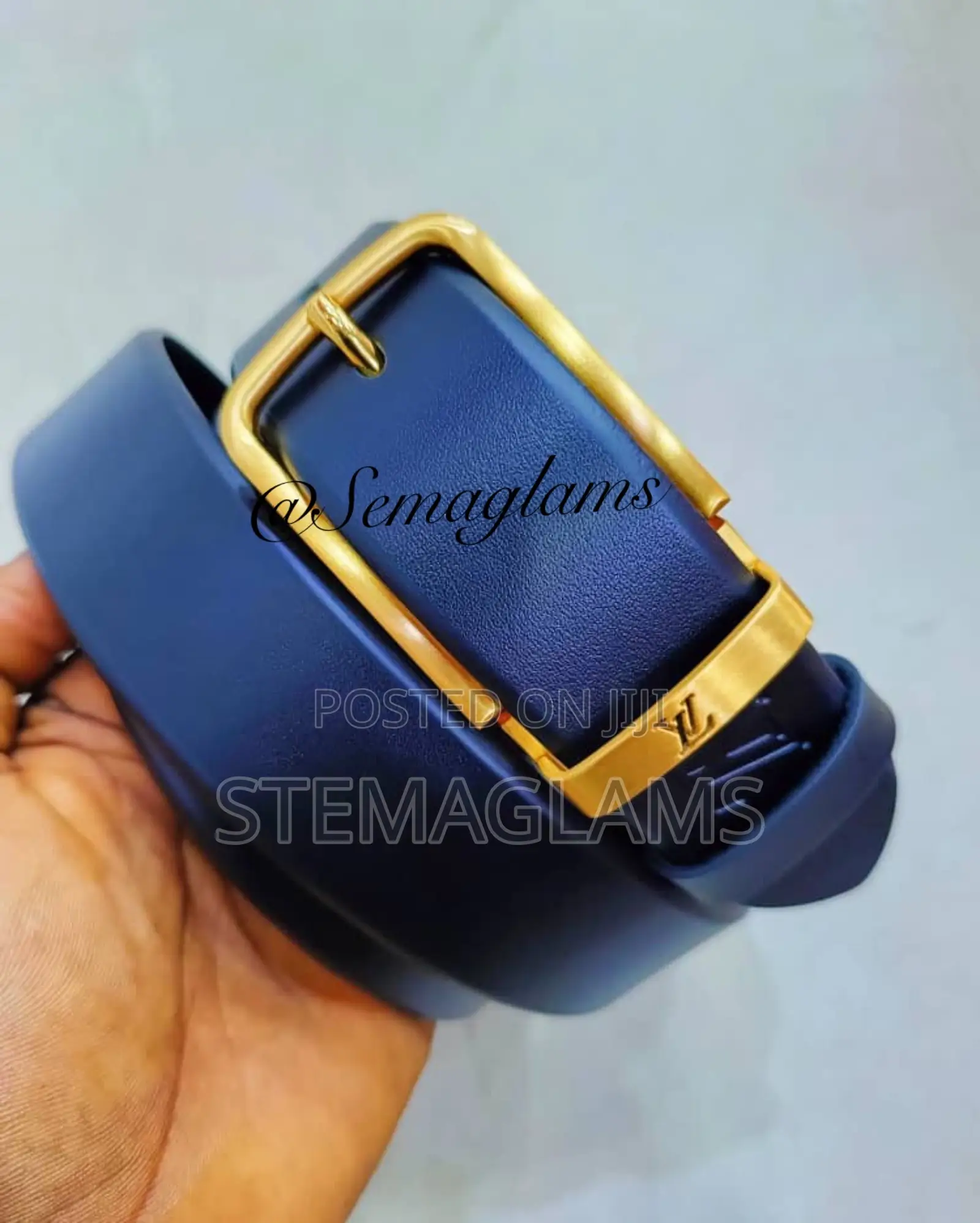Mont Blanc Italian Buckle Leather Belts