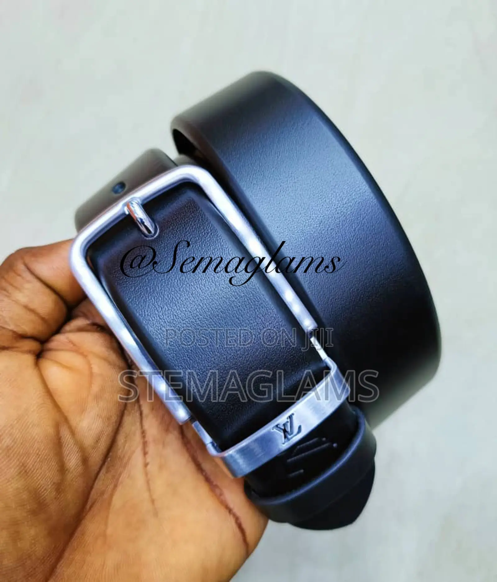 Mont Blanc Italian Buckle Leather Belts