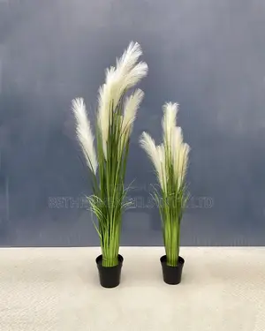 Artificial Reed Plants With White Flowers – 90cm & 120cm