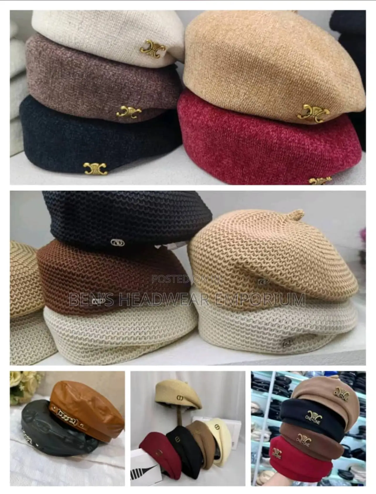 Different Varieties of Cap.