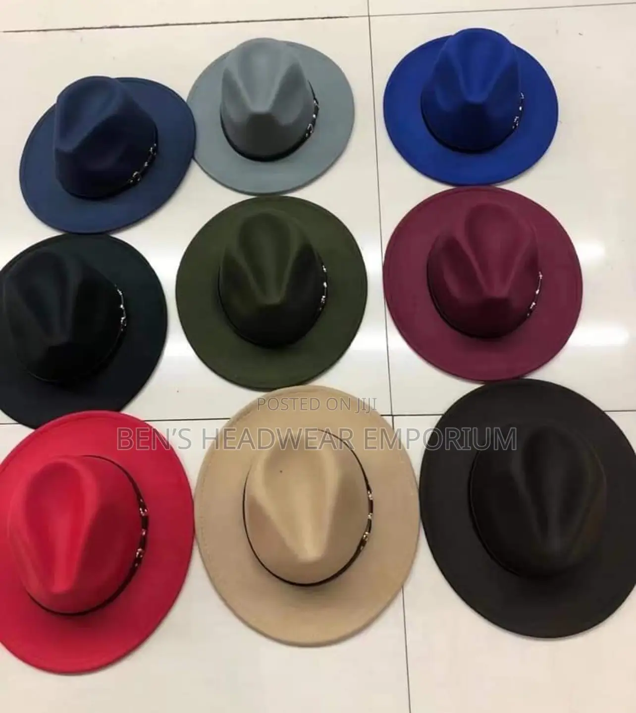 Wide-Brimmed Fedora Hats