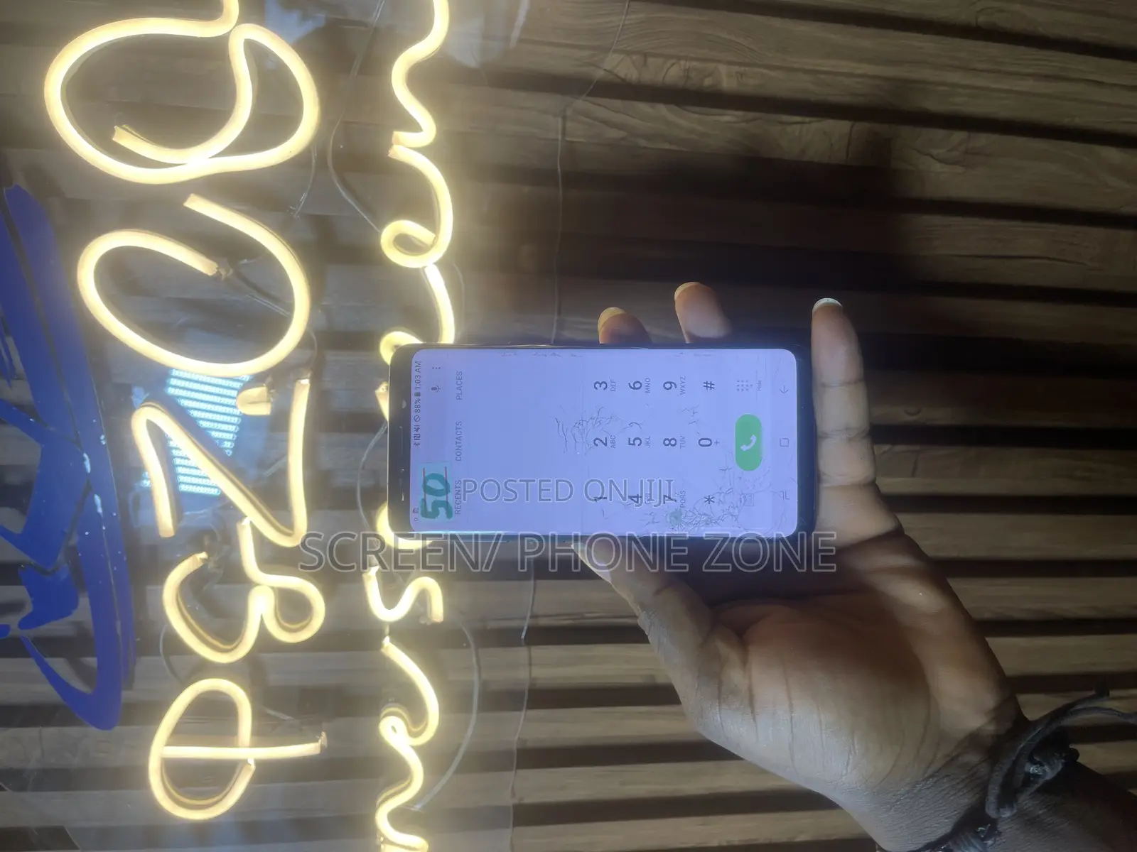 Original Follow Come Samsung S9 Screen With Crack