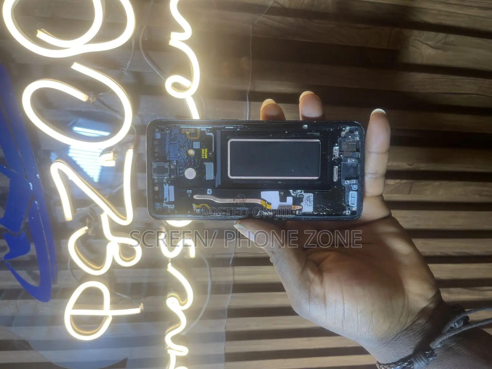 Original Follow Come Samsung S9 Screen With Crack