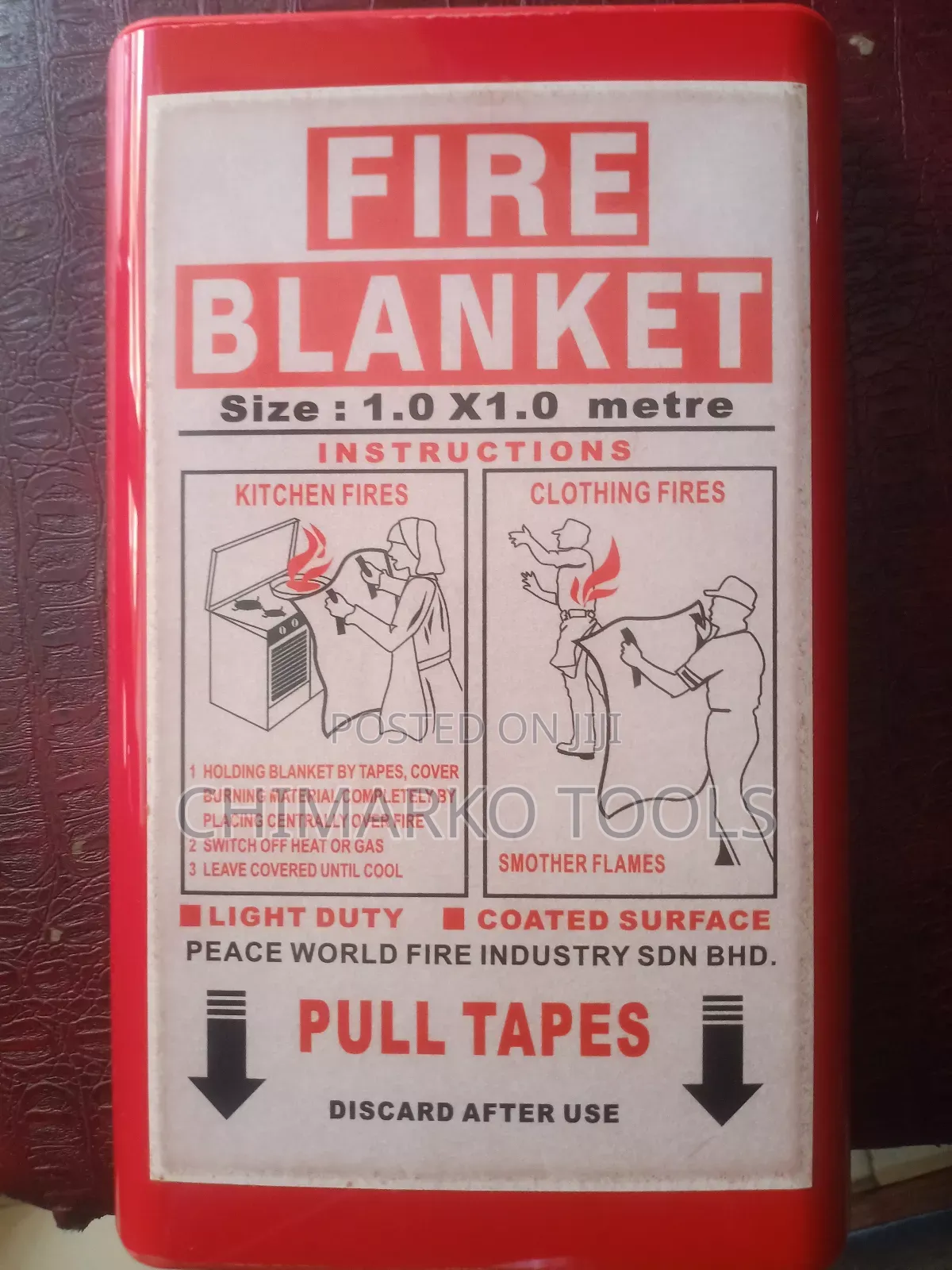 Fire Extinguisher Blanket
