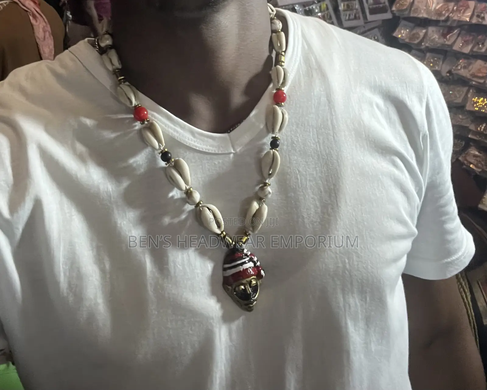 Cowrie Necklace.