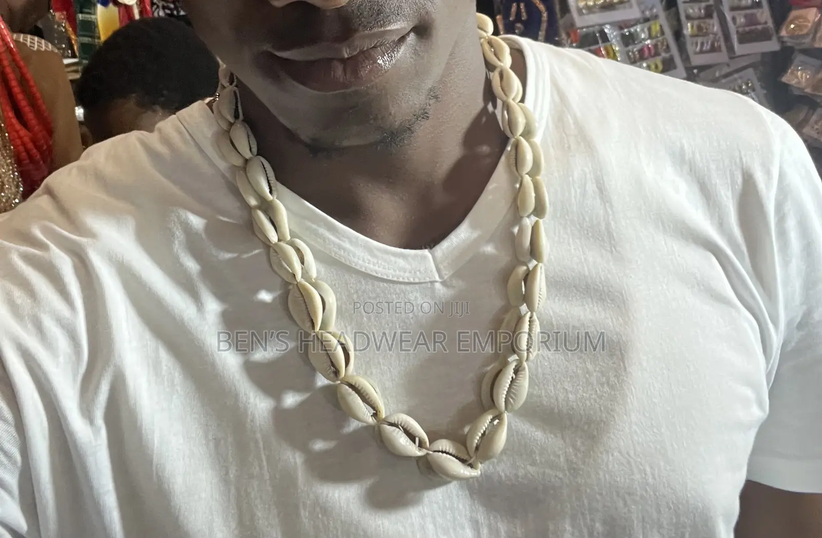 Cowrie Necklace.