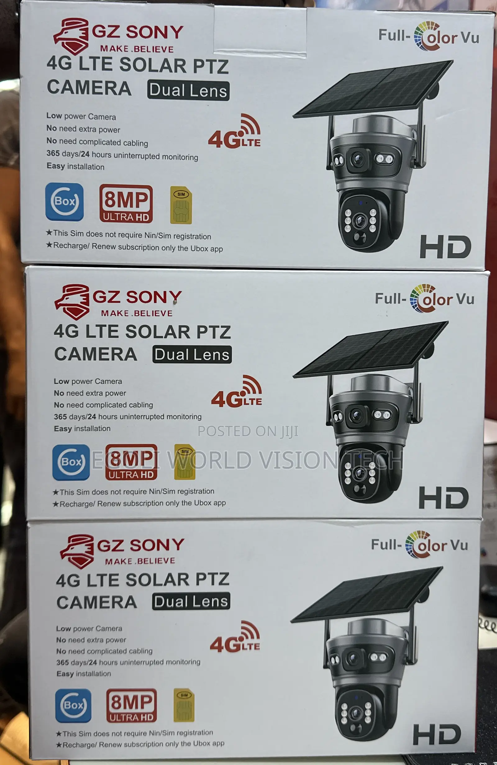 Dual Lense Solar Ptz Camera