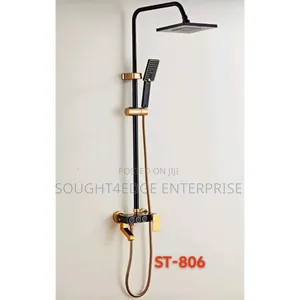 Black and Gold Shower Mixer