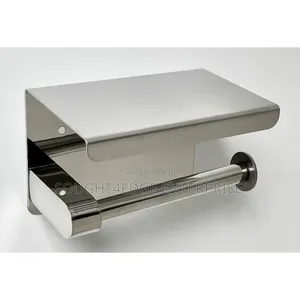 Silver Toilet Paper Holder
