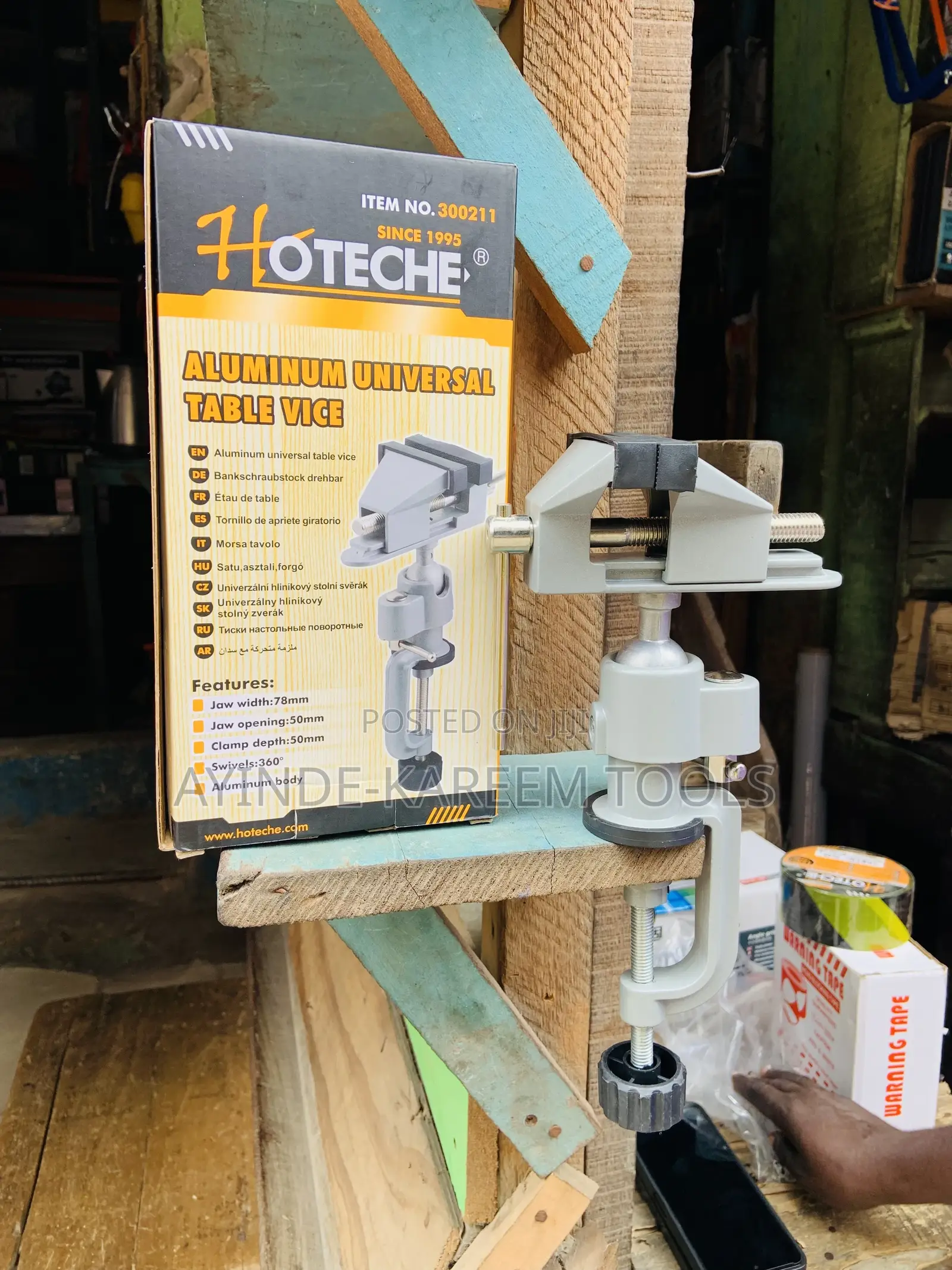 Aluminum Universal Table Vice 3”