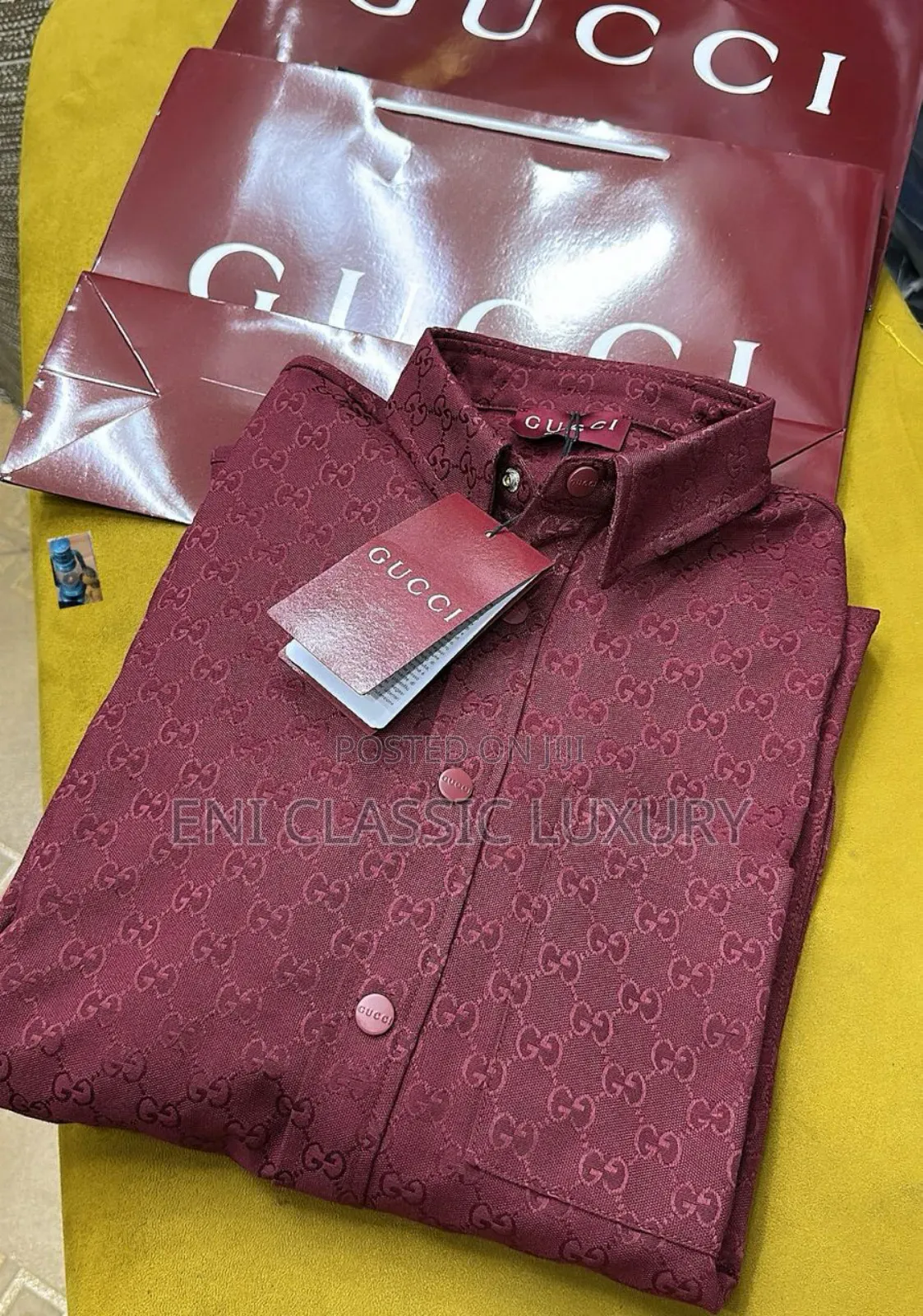 Most Wanted Luxury Designer Long Sleeve Jacket  Shirt Gucci