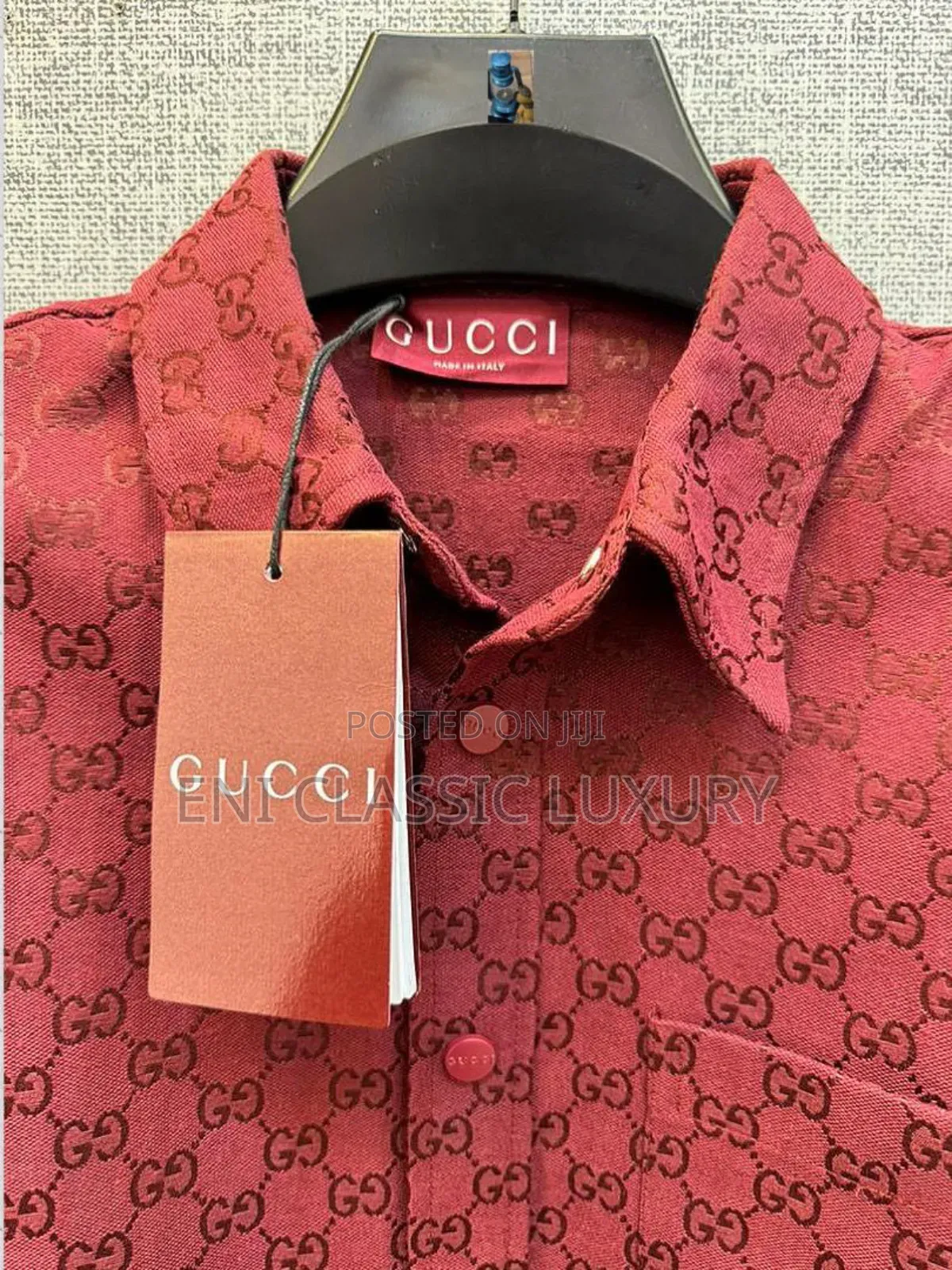 Most Wanted Luxury Designer Long Sleeve Jacket  Shirt Gucci